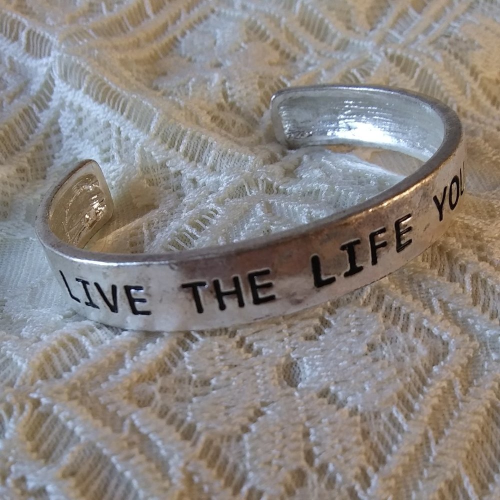 Live The Life You Love Cuff Bracelet | New